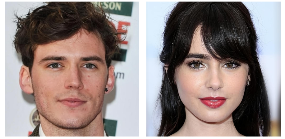 CelebA dataset sample: male and female portrait pairs