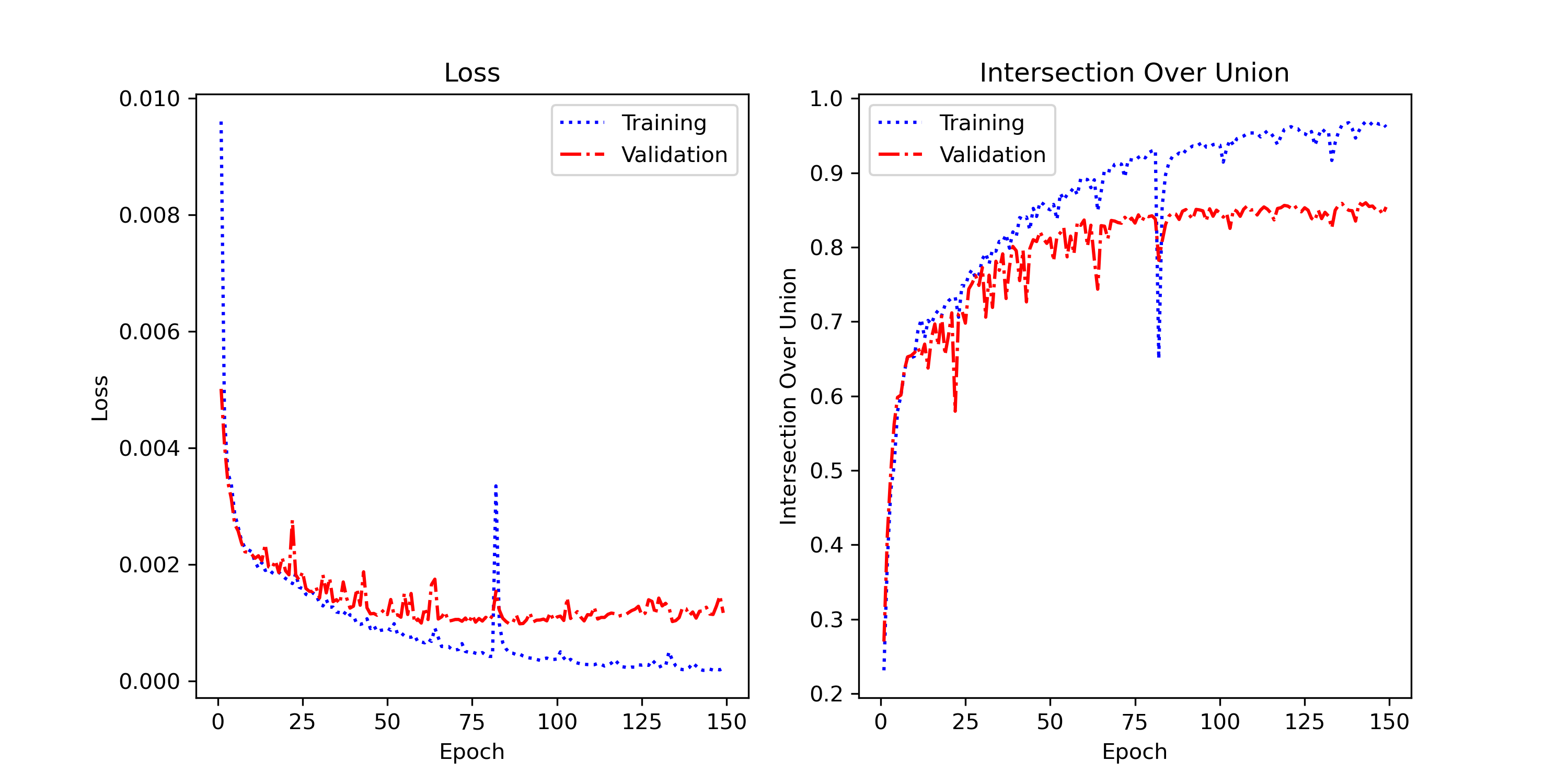 Segmentation Loss and IoU Curves